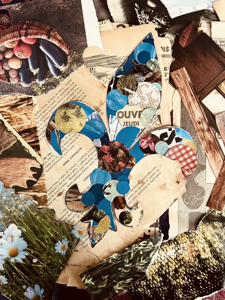 Atelier de collage Annie Ethier